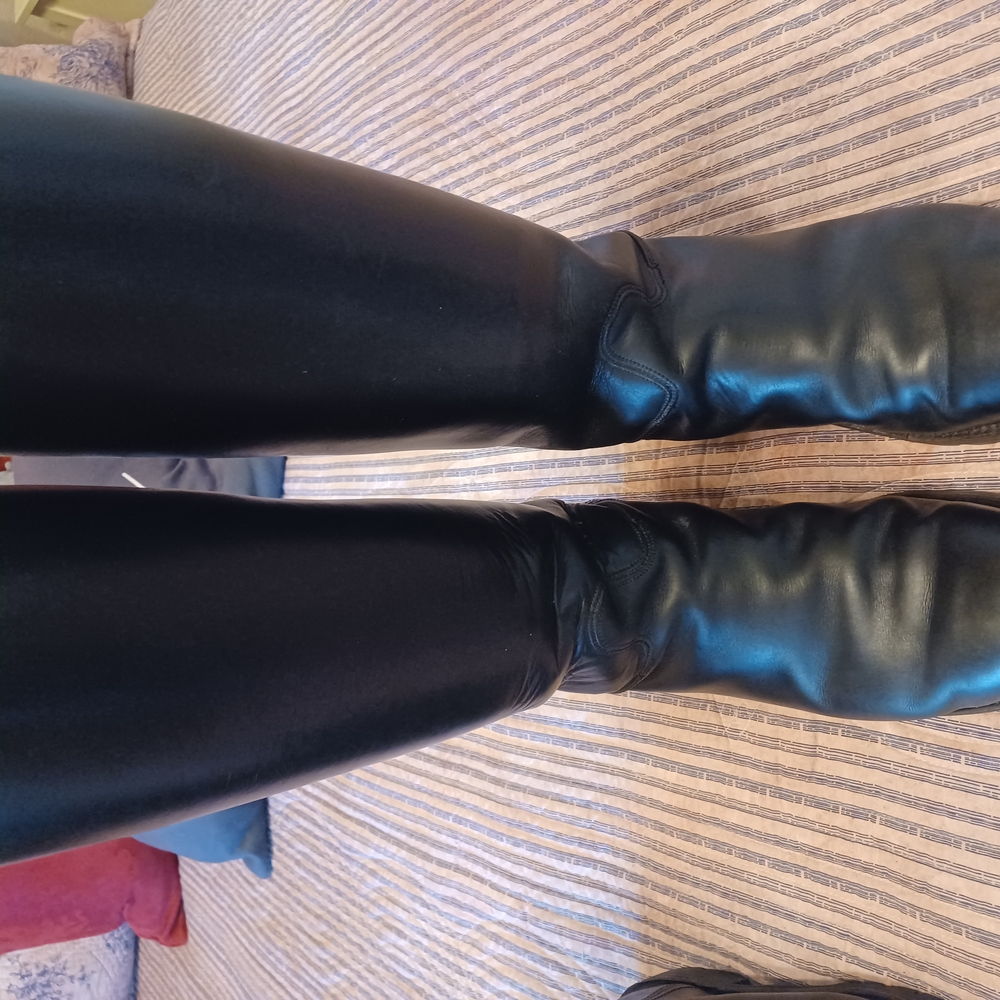 Mens Dehner Voyager Custom Made Black Leather Boots